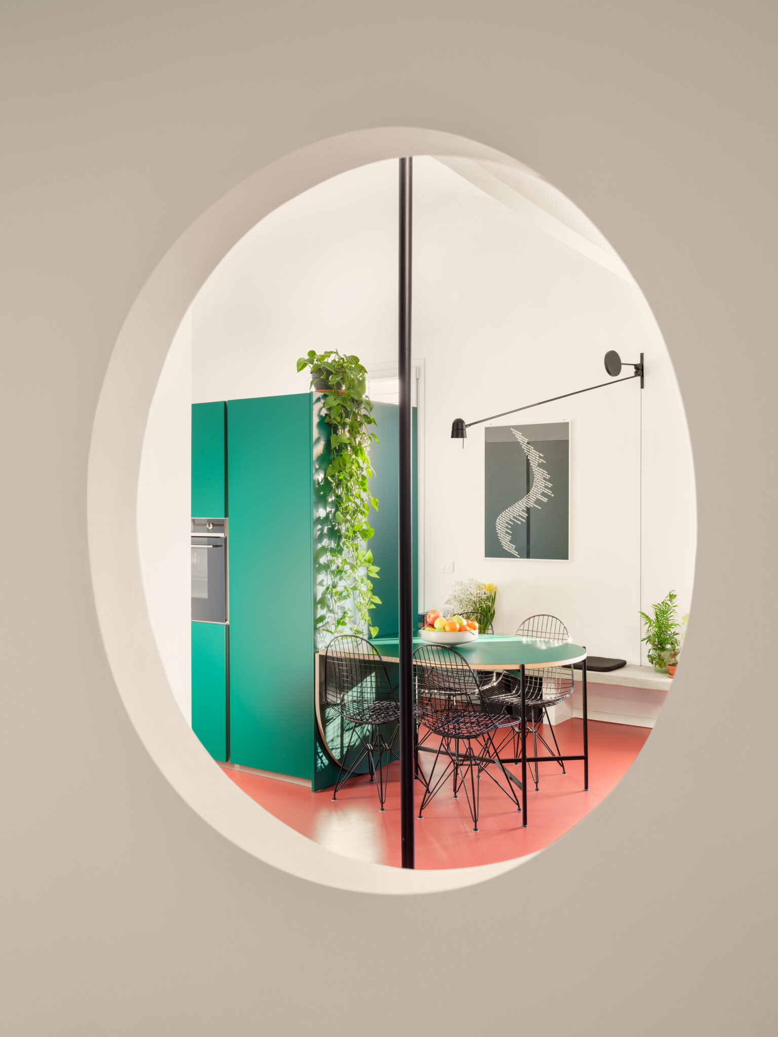 Rosso Genovese - entrance/dining - 2026 LINEARAMA, Photo: Anna Positano
