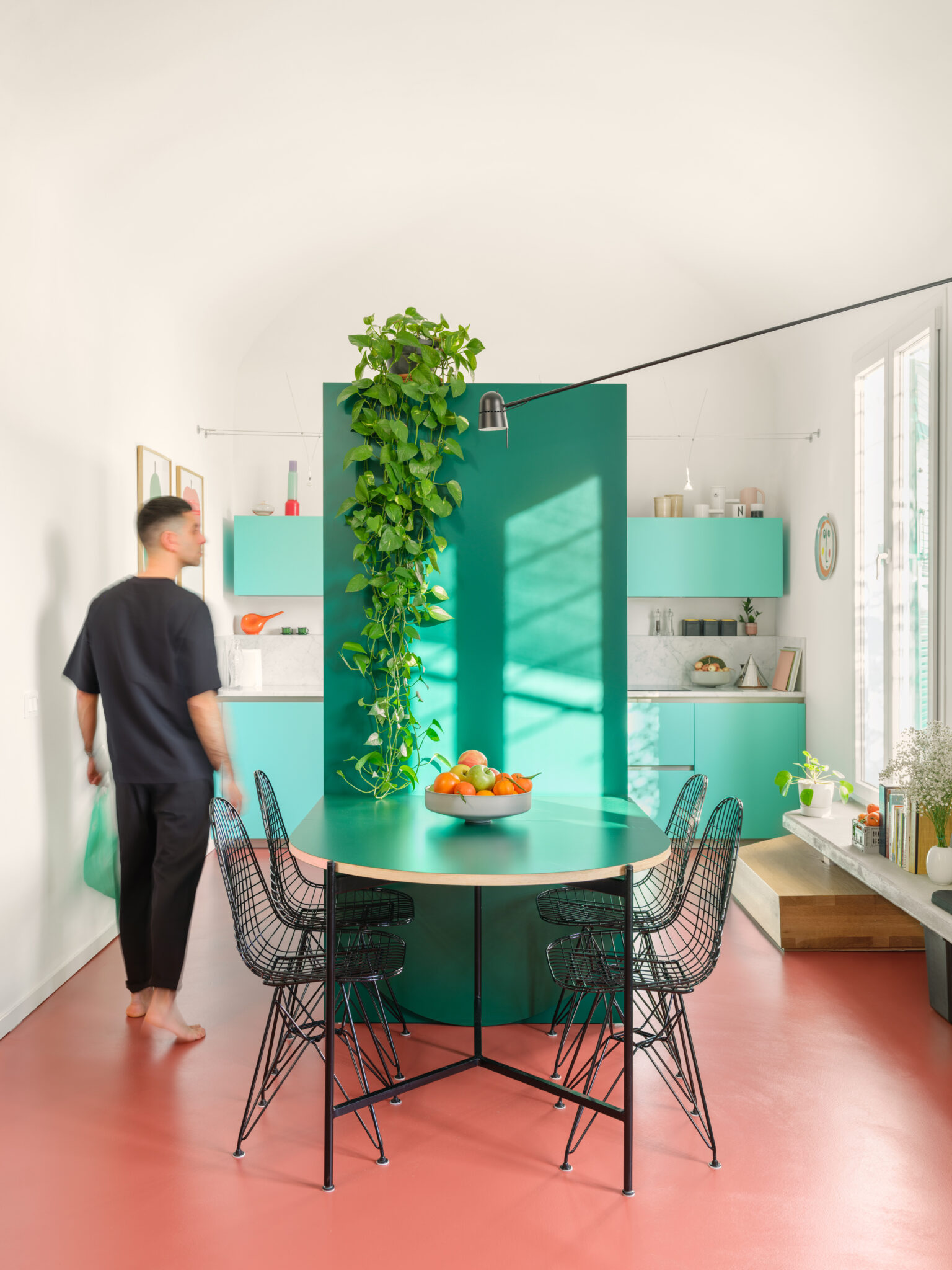 Rosso Genovese - kitchen/dining - 2026 LINEARAMA, Photo: Anna Positano