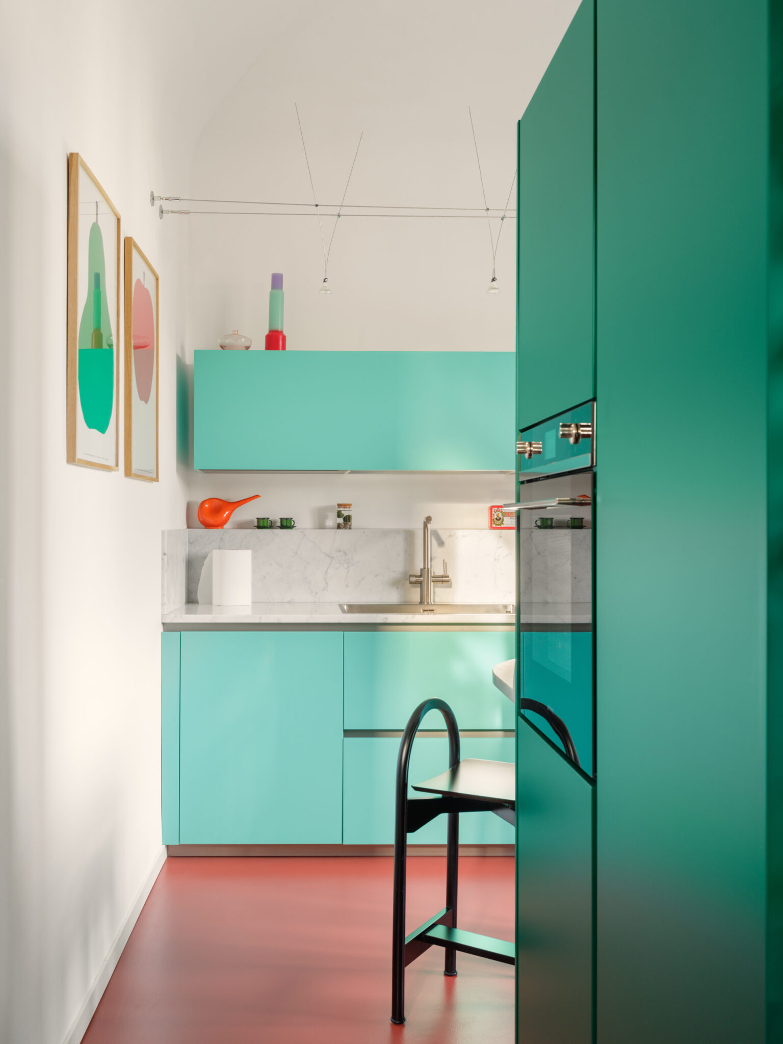 Rosso Genovese - kitchen - 2026 LINEARAMA, Photo: Anna Positano